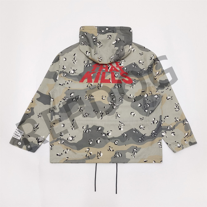 [Big & Tall for weights up to 260 lbs]1:1 quality version bubble desert camouflage letter-printed hoodie
