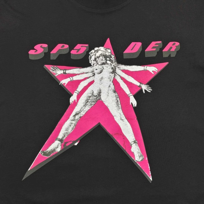 [Big & Tall for weights up to 220 lbs]1:1 quality version Flag Girl Print Tee 29033211