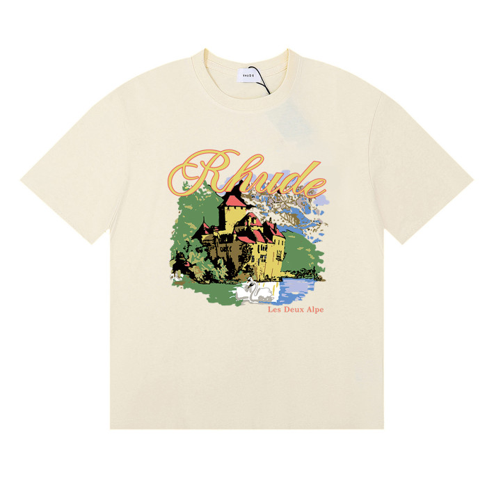 28389996 Les Deux Alpe printed Tee 3 colors