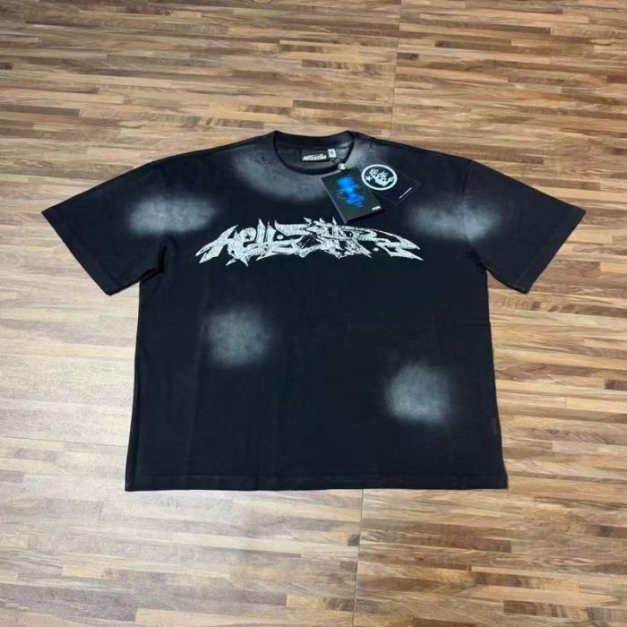 Vintage Spray Wash Double-Sided Logo Oversized T-shirt 29033233