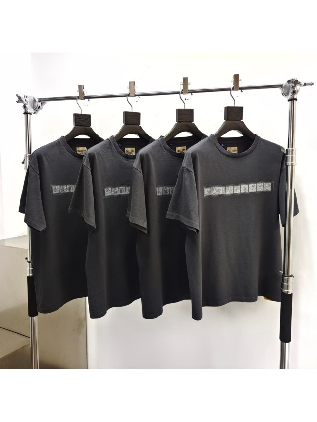 [Big & Tall for weights up to 260 lbs]1:1 quality version Film Drill Letter Print Washed Tee 28974022