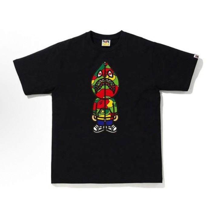28316666 Baby Milo Colorblock Shark Print tee 24 colors