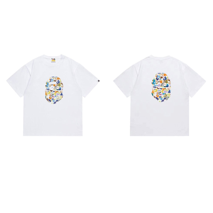 Colorful ABC Camo Ape Head Print T-shirt 2 colors 29053449