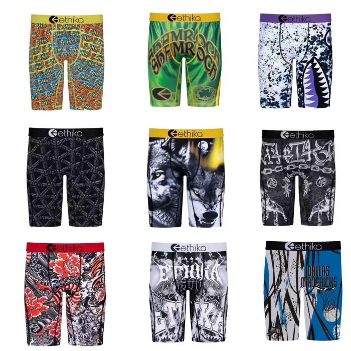 Graffiti Cool Ice Silk Print Boxer Briefs 11 colors 28974438