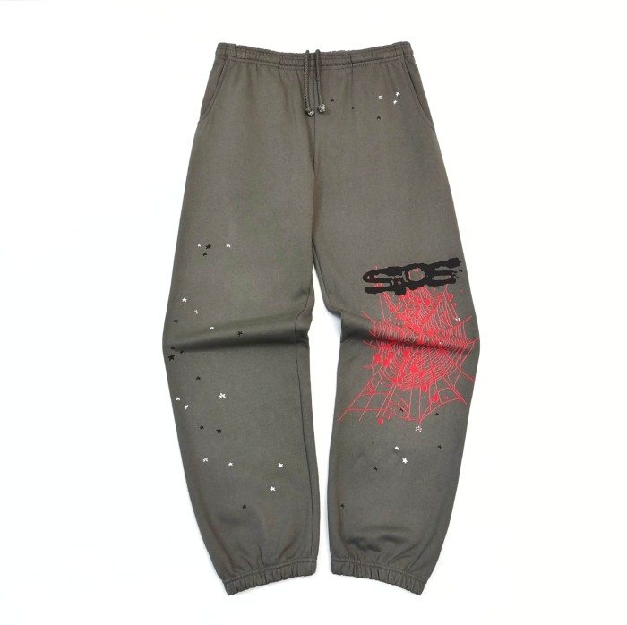 [Big & Tall for weights up to 220 lbs]1:1 quality version White Starfish Red Net Print Hoodie & Pants Set 28974023
