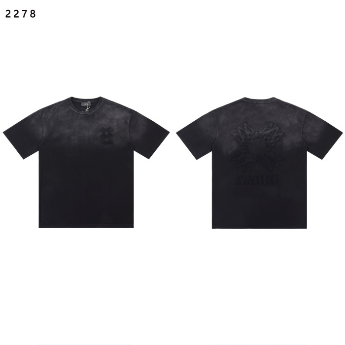 Embroidered Logo Washed Version tee 2 colors 28705497