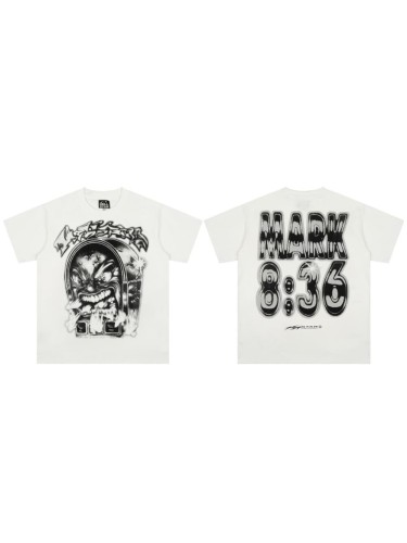 Arcade Rage Clown Print Washed Tee 29090180