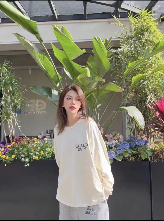 [Big & Tall for weights up to 260 lbs]1:1 quality version Simple Letter Print Long Sleeve