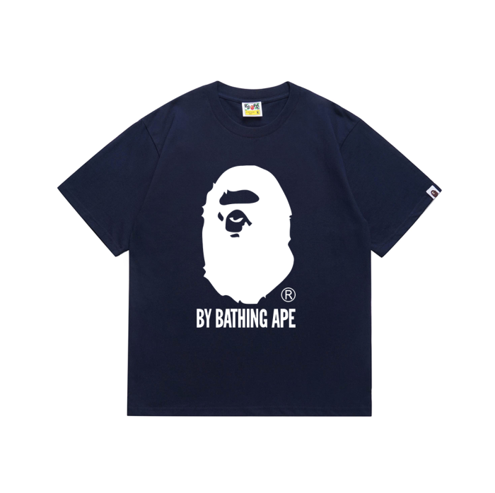 [buy more save more] Black or White Ape Head Print Tee 7 colors 26033958