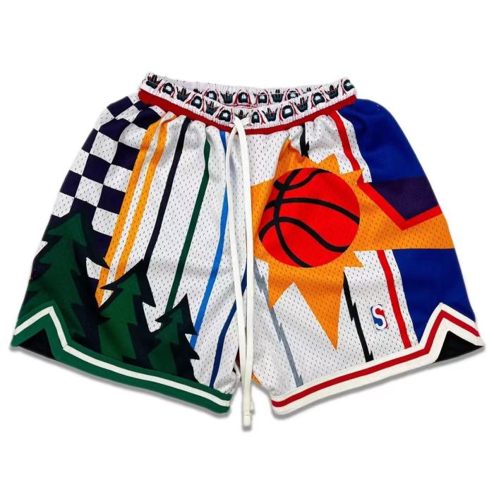[buy more save more]Colorful Landscape Print Shorts 6 colors