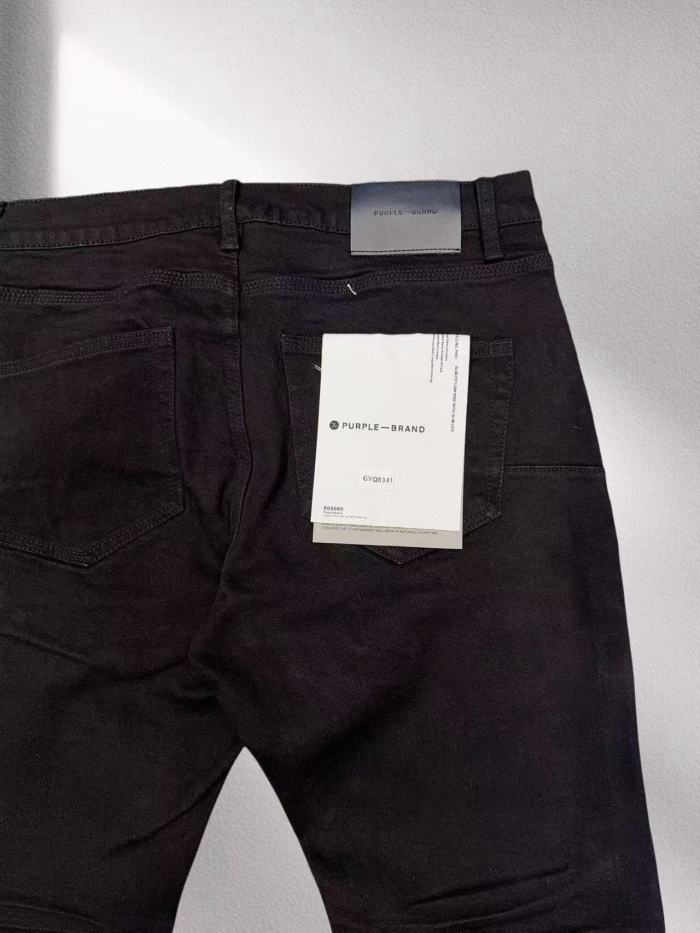 1:1 quality version Classic Solid Black Slim Flare Jeans 29047023