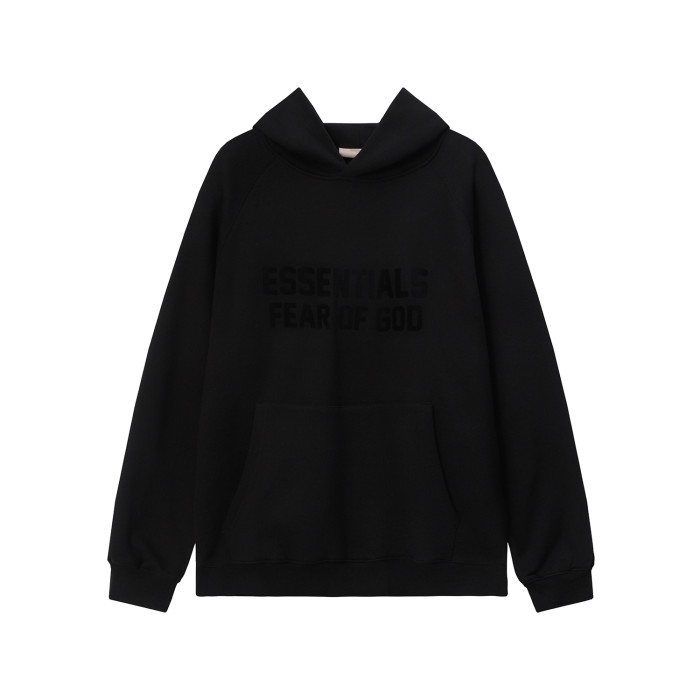 Flocked Letter Casual Padded hoodie 6 colors