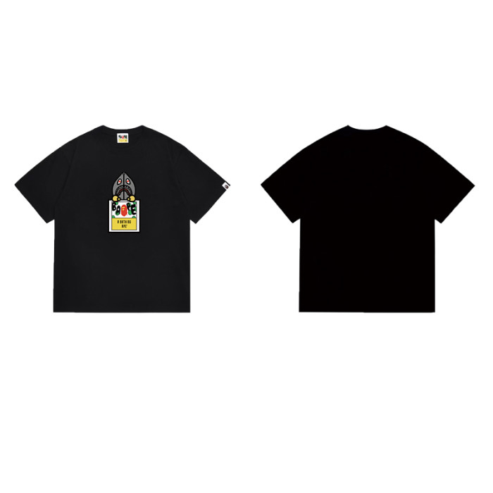 Shark Head Holding BAPE Logo Sign Print  T-shirt 2 colors 29053599