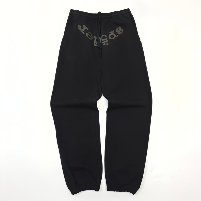 1:1 quality version Black Letter Hoodie & Pants set-Black