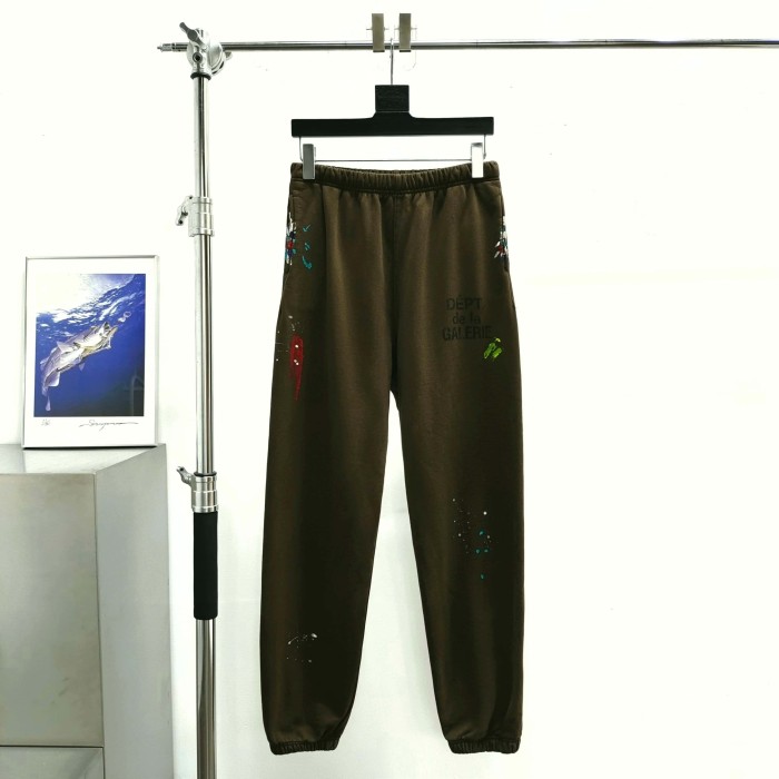 [Big & Tall for weights up to 260 lbs]1:1 quality version Small French Hand-Printed Hoodie & Pants Set 29033210