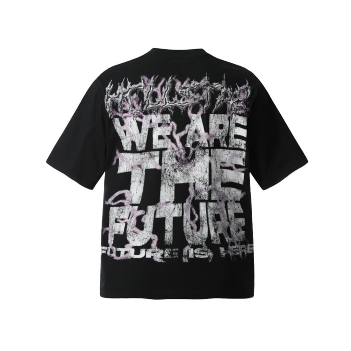 Football Helmet & Skull Print Washed Tee 29090175