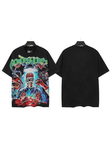 Horror Craniotomy Rhinestone Print Washed Tee 29106669