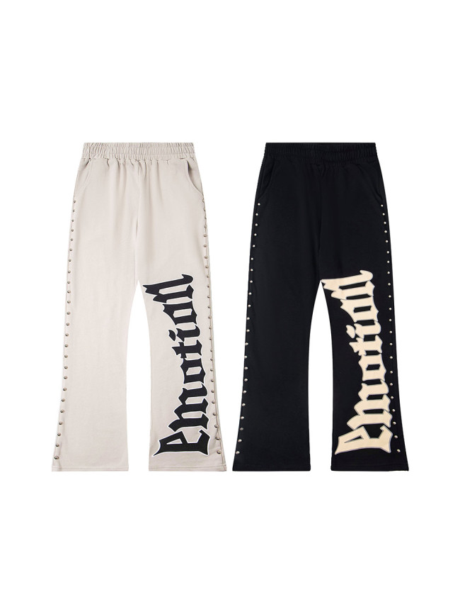28418890 Logo printed beaded on both sides sweatpants