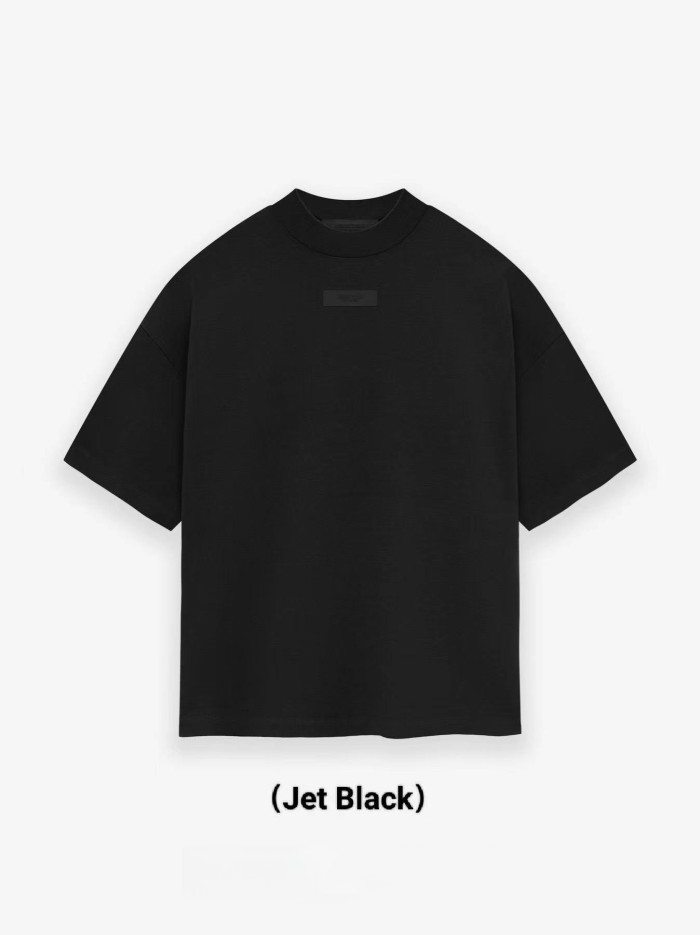 [Big & Tall for weights up to 220 lbs]1:1 quality version Three-dimensional rubber label letter logo tee&shorts set 2 colors