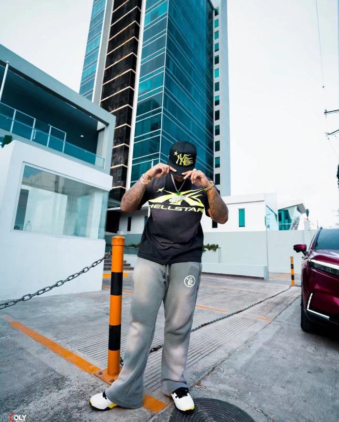 [Big & Tall for weights up to 260 lbs]1:1 quality version HS Lemon Yellow Logo Washed Version tee with NFC tag