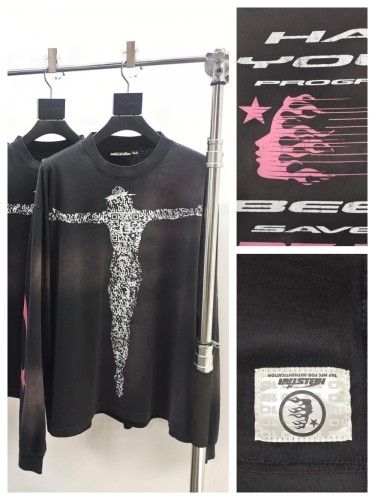 [Big & Tall for weights up to 260 lbs]1:1 quality version HS QR Code Man Long Sleeve T-Shirt with NFC tag