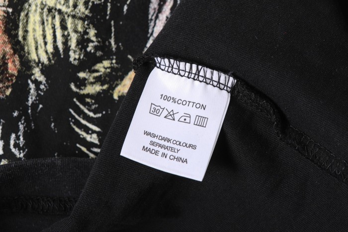 Boxing ring skeleton boxer Big G black-marked vintage short-sleeved T-shirt 29052462