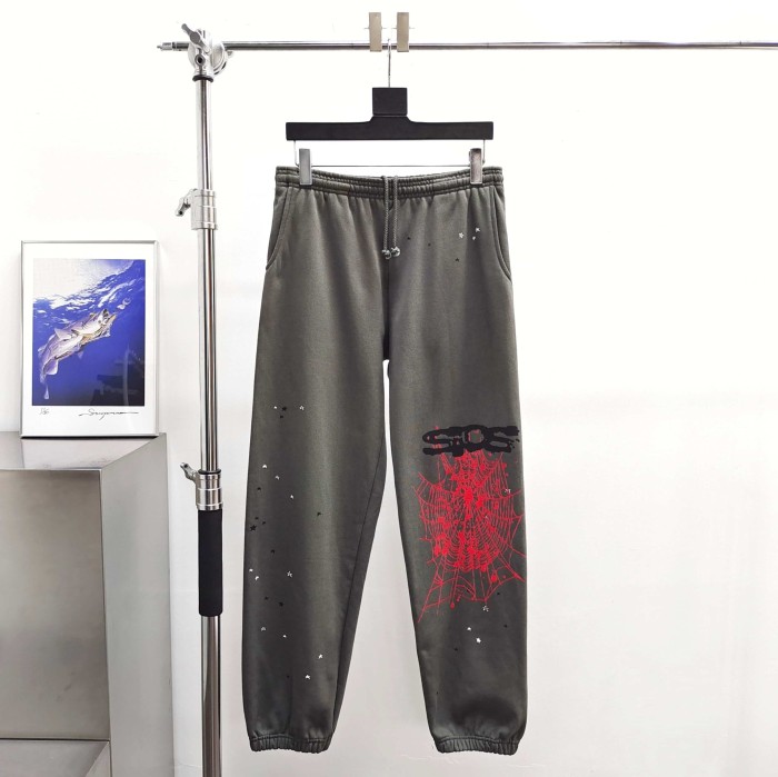 [Big & Tall for weights up to 220 lbs]1:1 quality version White Starfish Red Net Print Hoodie & Pants Set 28974023
