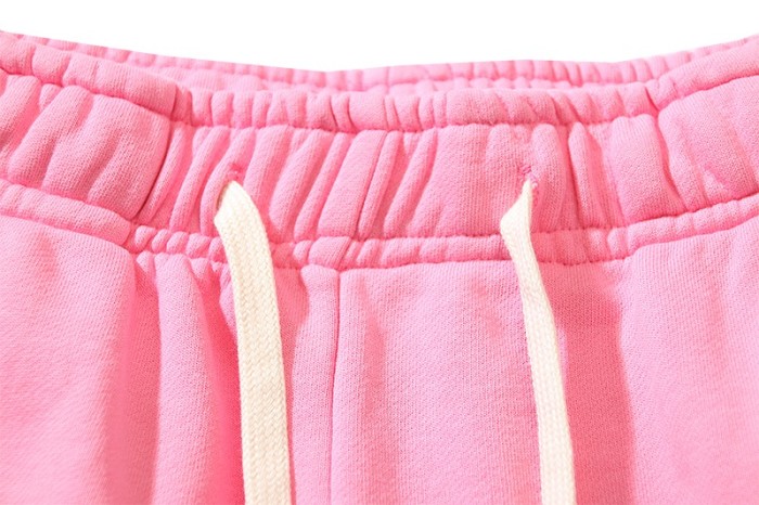 Side Sharp Black Flame Print Washed Shorts 3 colors 29043466