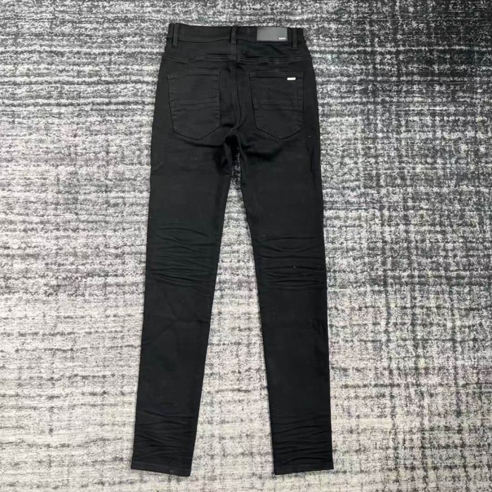 1:1 quality version Solid Black High Street Basic Slim-fit Jeans 29091967