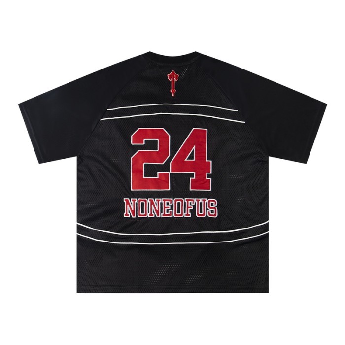 American Street Style 24 Printed Mesh Basketball Jersey Tee & Shorts Set 3 colors 29080466