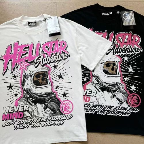 Adventure  Astronaut Skull Print Streetwear T-shirt 2 colors 29033235