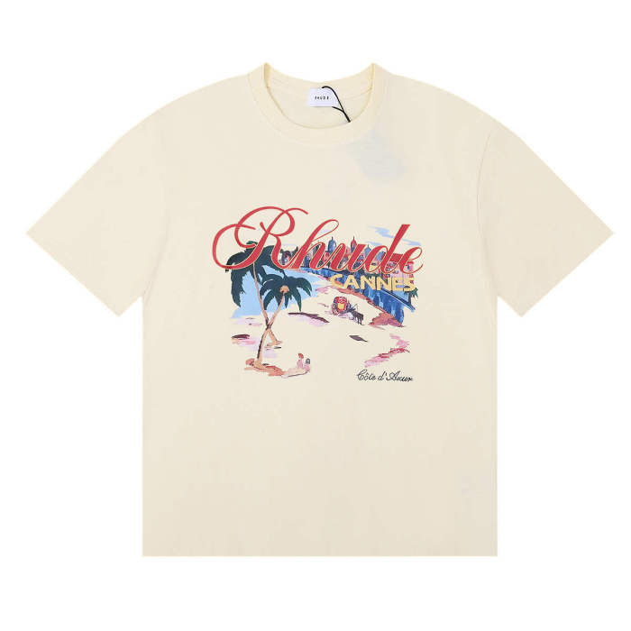 Cannes Beach Coconut Print Tee 3 colors