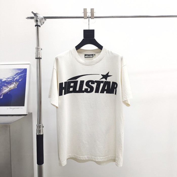 [Big & Tall for weights up to 260 lbs]1:1 quality version White Classic Back Large Logo Tee with NFC tag