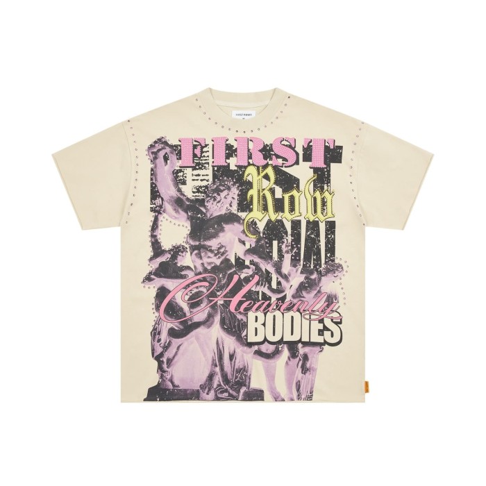 Ancient Greek Sculpture Rhinestone Print Washed Tee 29054093