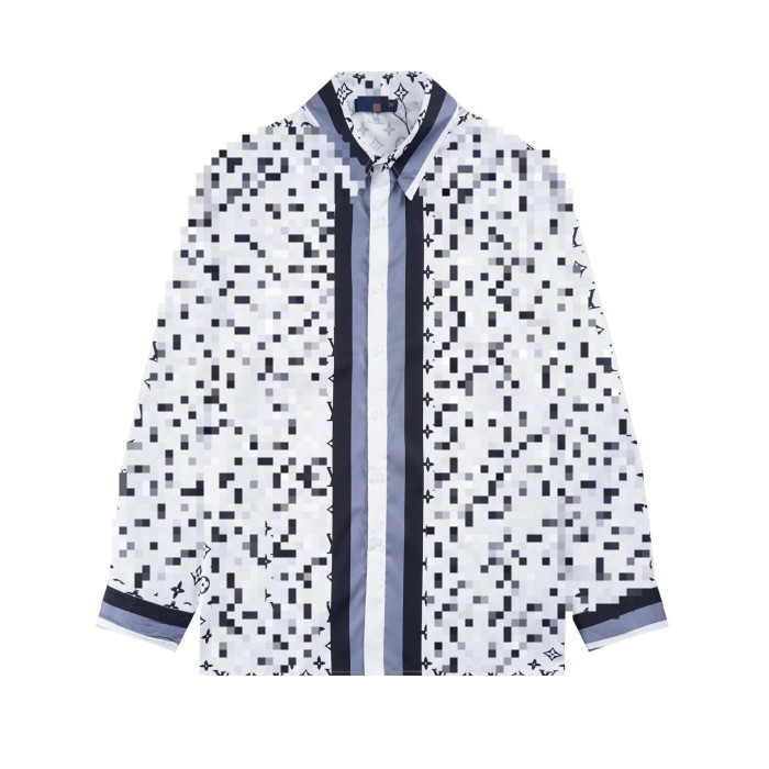 Bright Pattern Resort Style Printed Long Sleeve Shirt 55 colors 29105585