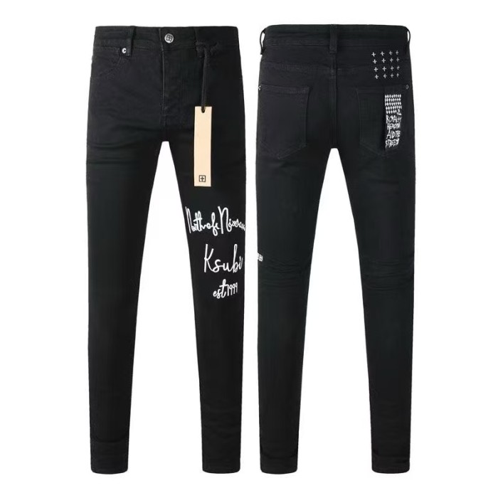 1:1 quality version Handwritten Slogan 1999 Jeans 28920254