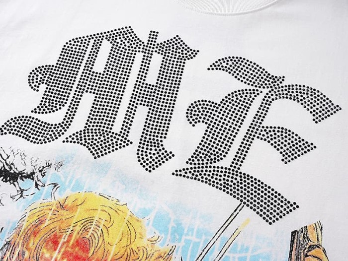 Worn Cupid's Arrow Rhinestone Print Washed Tee 2 colors 29105650