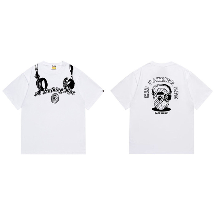 28270607 Checkered Graffiti Dazzle Ape Head Print Tee 28 colors