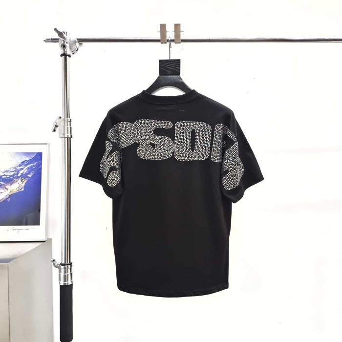 [Big & Tall for weights up to 220 lbs]1:1 quality version Cross Spider Web Rhinestone Tee 2 colors 29033212