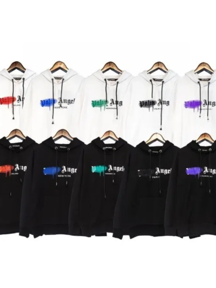 [buy more save more] Palm Angels Variety Of Color Graffiti Hoodie