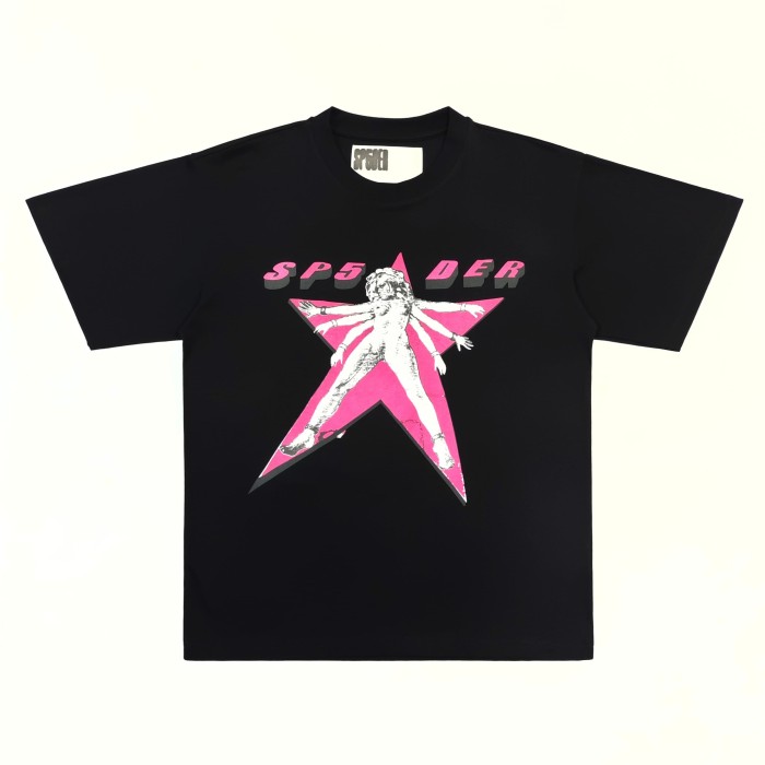 [Big & Tall for weights up to 220 lbs]1:1 quality version Flag Girl Print Tee 29033211