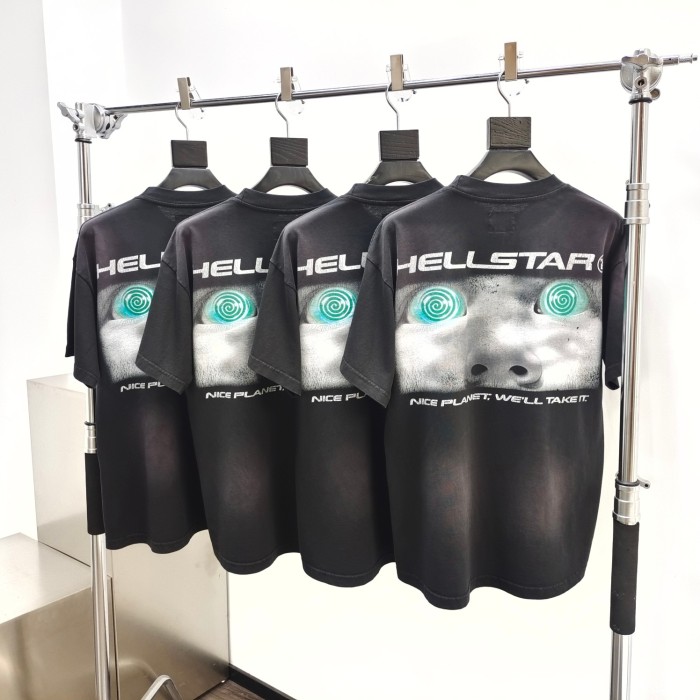 [Big & Tall for weights up to 260 lbs]1:1 quality version UFO Attack Print  Tee with NFC tag
