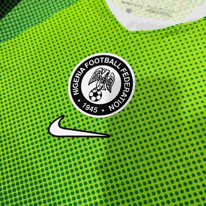 2026/2027 Nigeria Green Eagle Dot Pattern Home Authentic Jersey 29082276