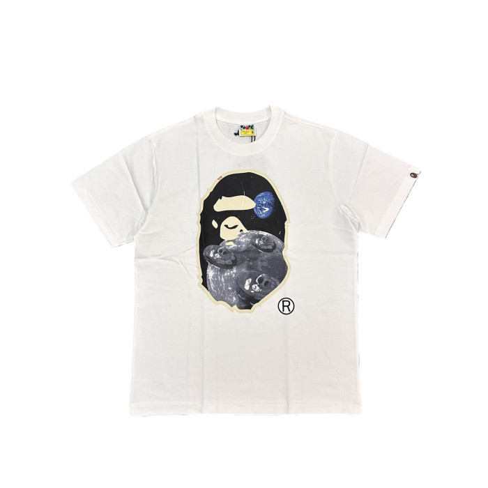 1:1 quality version Moon Ape Head Print Tee 2 colors 28758407