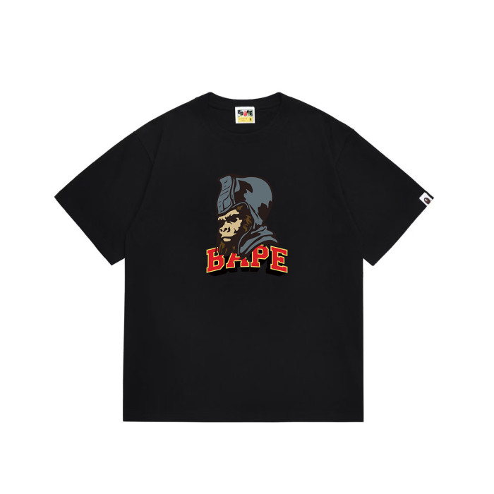 Retro Ape Warrior Head Print T-Shirt 4 colors 29051494