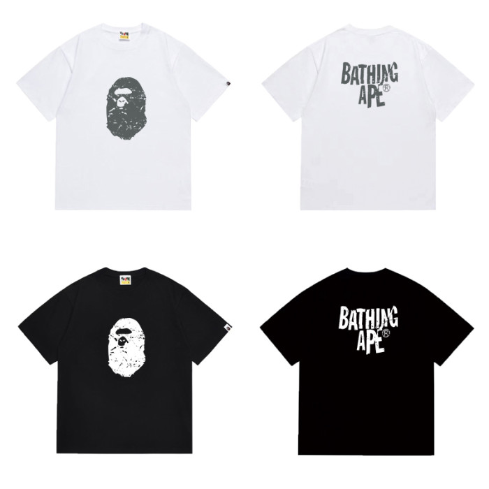 Ape Head Vintage Graffiti  BATHING APE  Print T-shirt 2 colors 29060376