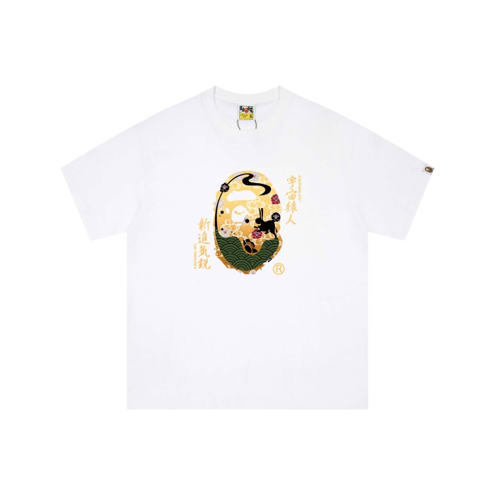 Universe Alien Print Short-Sleeve T-shirt2 colors 29052519