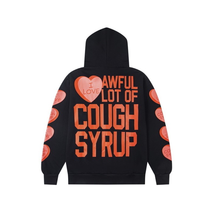 Love Cupid Print Zipper Hoodie 29035412