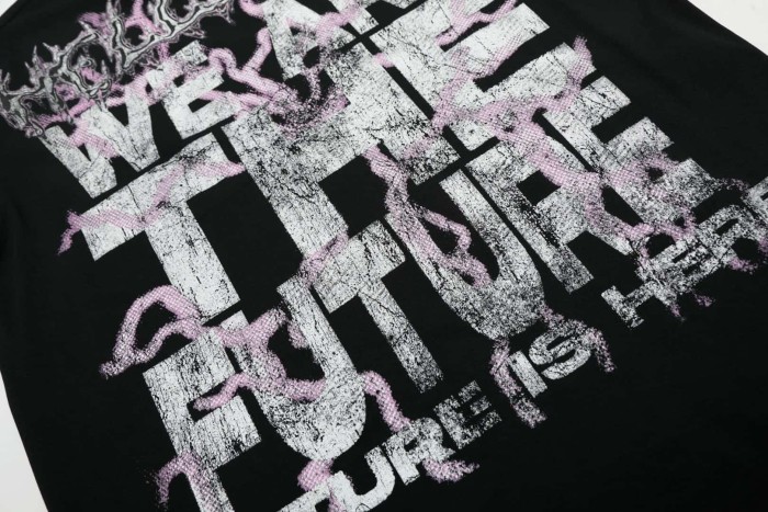 Football Helmet & Skull Print Washed Tee 29090175