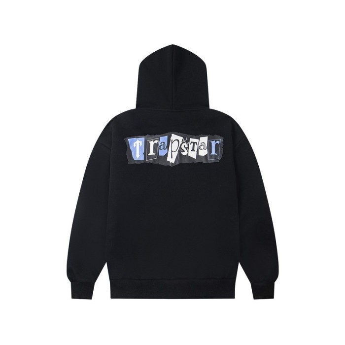 Collage Franklin Portrait & Graffiti Text Print Hoodie 2 colors 29077359